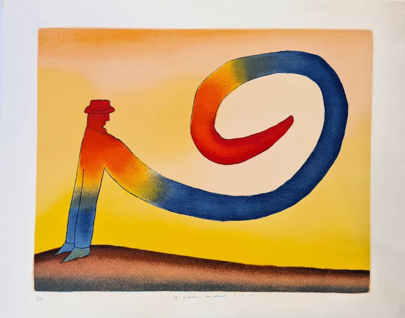 Sans titre (Lithographie) - Jean-Michel FOLON