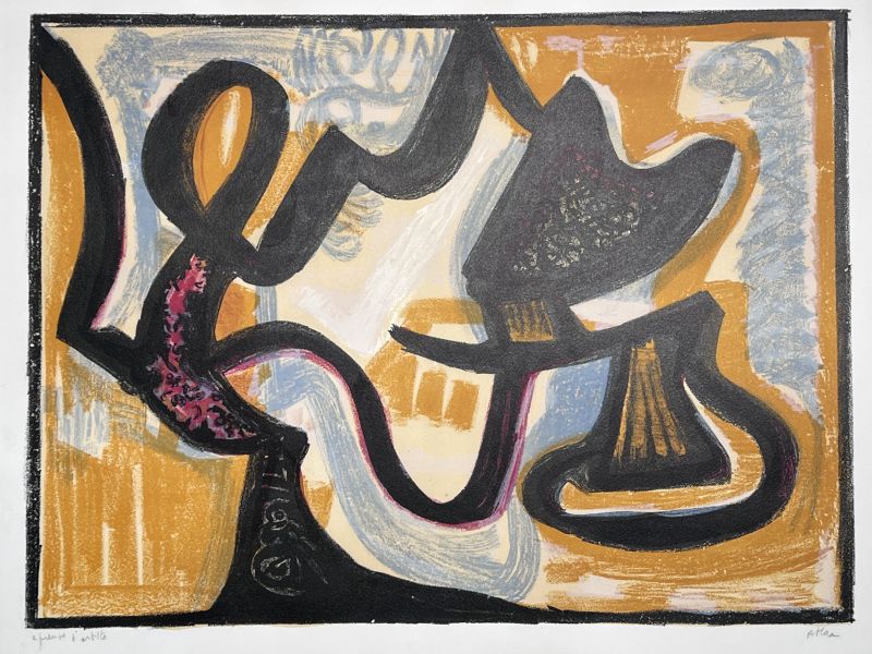 Le Simoun (Lithographie) - Jean-Michel ATLAN