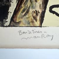 La nuit de Saint Jean de Luz (Lithographie) — MAN RAY — Zoom signature