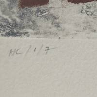 Profil et zone en gris (Stich) — James COIGNARD — Detail der Nummerierung