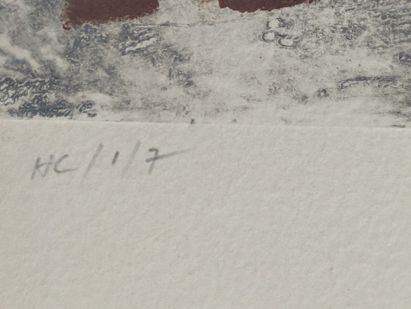 Profil et zone en gris (Stich) — James COIGNARD — Detail der Nummerierung