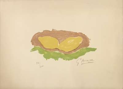 Lemons (Lithograph) - Georges BRAQUE