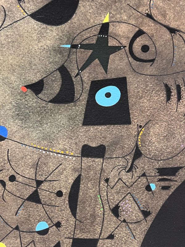 Frau in der Nacht (KConstellations) (Schablone) - Joan  MIRO