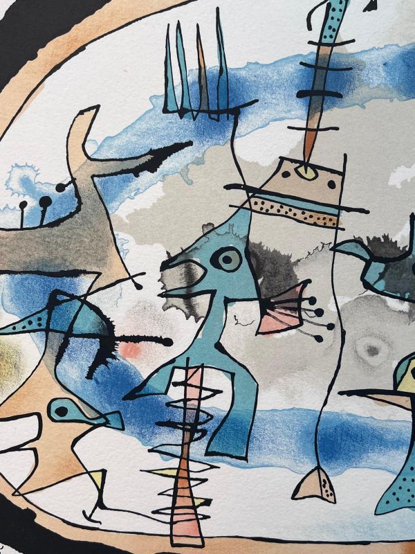 he Birth of the Day (Lithograph) - Joan  MIRO