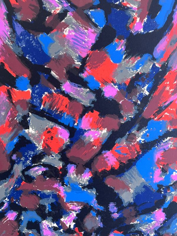 Le Ravin (Farblithographie) - Alfred  MANESSIER