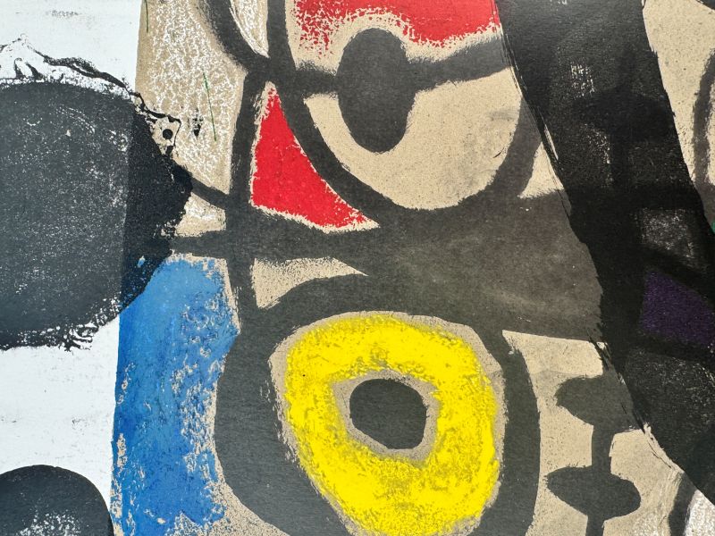 Derri&egrave;re le Miroir (Lithograph) - Joan  MIRO