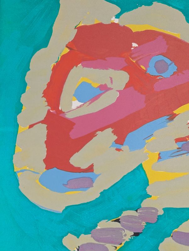 Luminous Cat (Litografía) - Karel APPEL