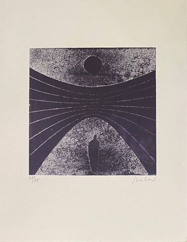 Homme et planète (Engraving) - Stéphane KILAR