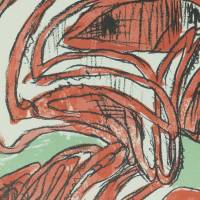 Schismes (Litografía) — Pierre ALECHINSKY — Vista de detalle