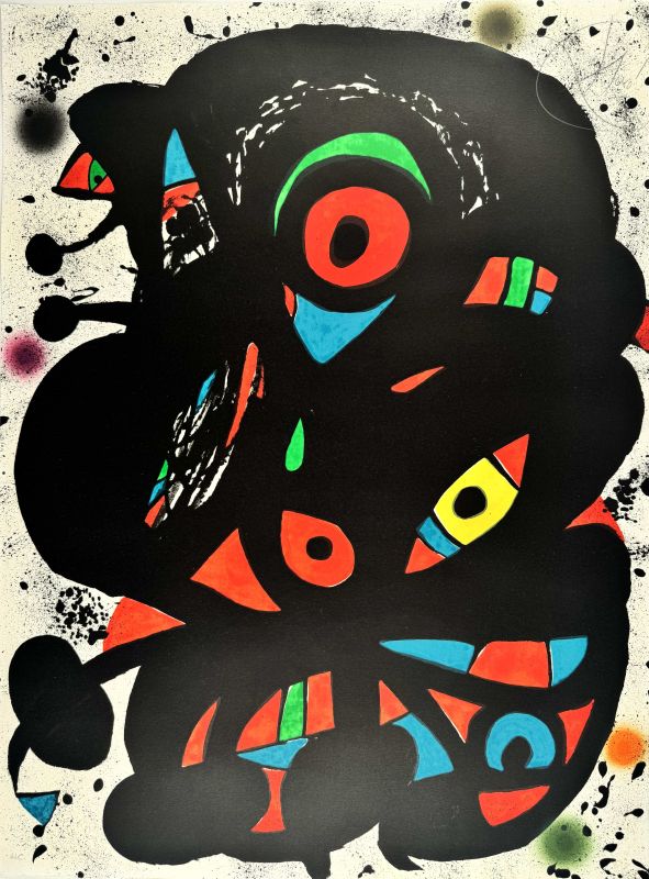 Strindberg Mappen (Farblithographie) — Joan MIRO — Vorderansicht