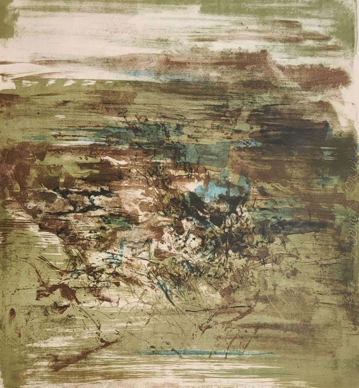 Sans titre (Lithographie) - Wou-ki  ZAO