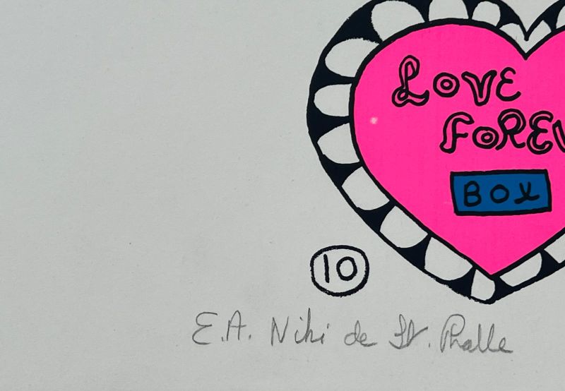 Our Love was a beautiful flower (Serigrafía) - Niki DE SAINT PHALLE