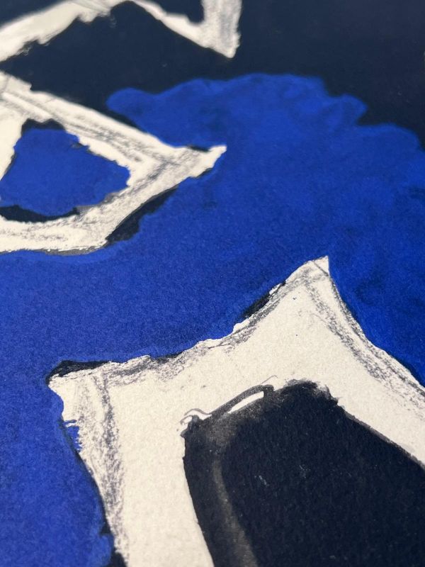 Deux Oiseaux (Pour Saint-Gall) (Lithograph) - Georges BRAQUE