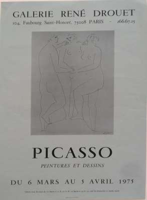 GALERIE RENE DROUET (Affiche) - Pablo  PICASSO
