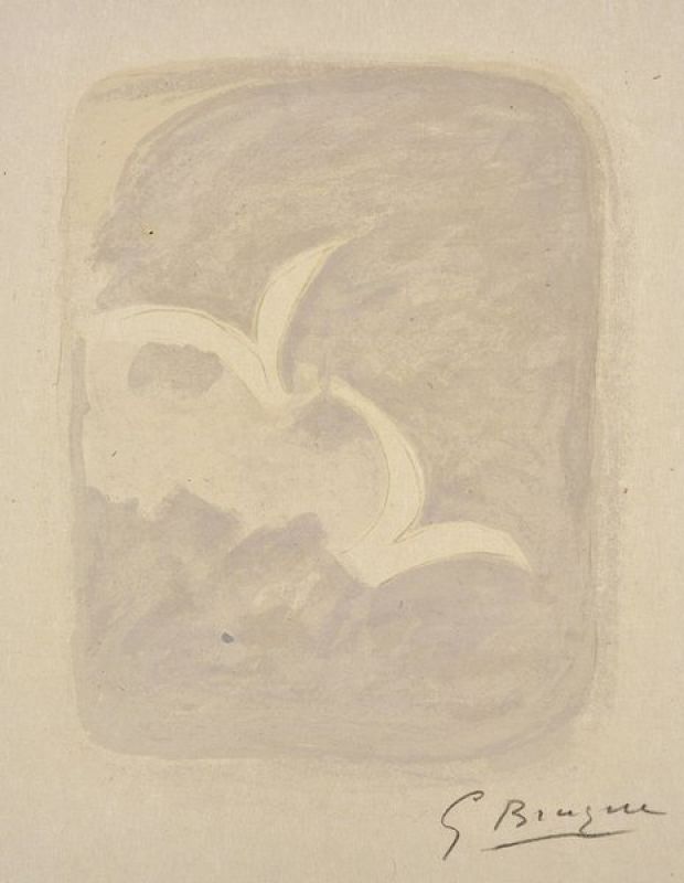 Descent into hell - plate 1 (Lithograph) - Georges BRAQUE