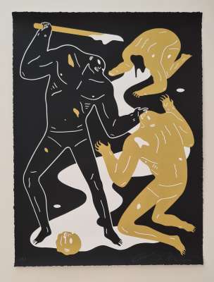Cléon Peterson (1973) / The Crawler (Black) (Silksreen) -  STREET ART