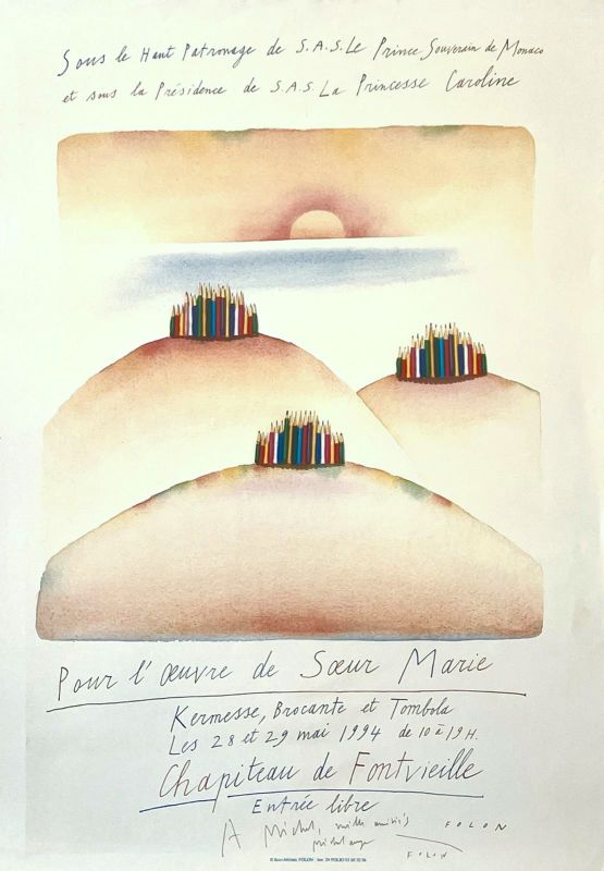 Pour l'oeuvre de Soeur Marie (Poster) - Jean-Michel FOLON