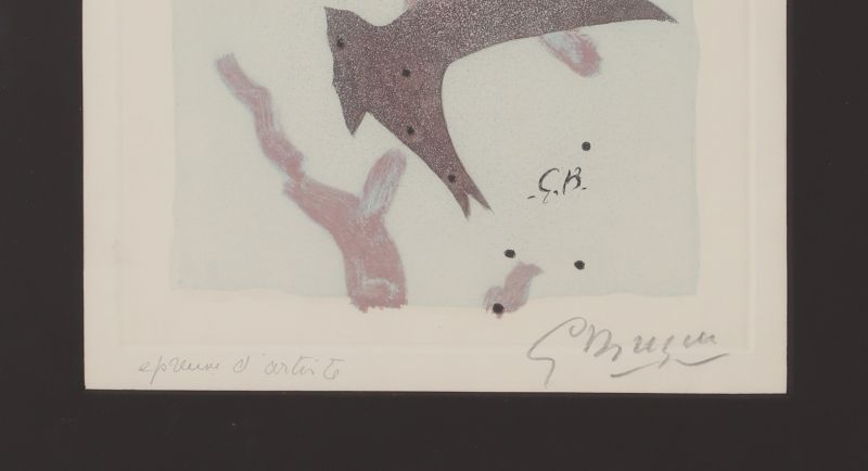Paroles peintes (Eau-forte) - Georges BRAQUE