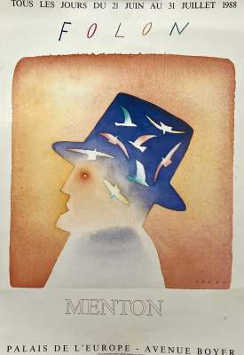 Menton (Affiche) - Jean-Michel FOLON