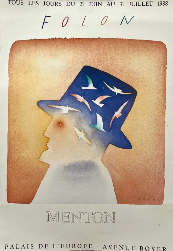 Menton (Affiche) - Jean-Michel FOLON