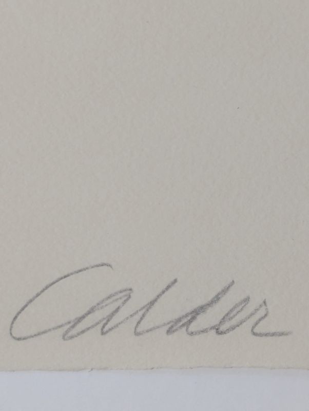 Composition with Clouds and Spheres (Lithographie) - Alexander CALDER
