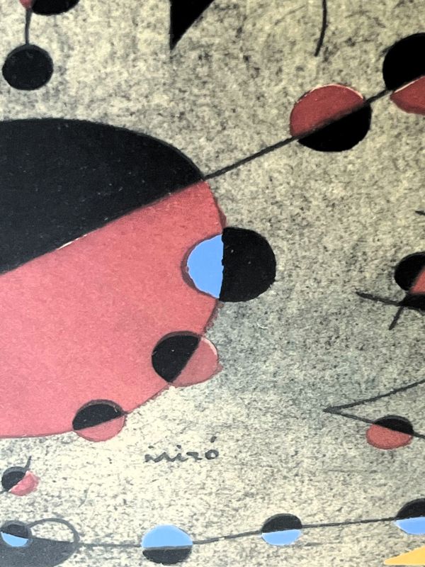 On the 13th, the ladder skimmed the firmament (Constellations) (Stencil) - Joan  MIRO