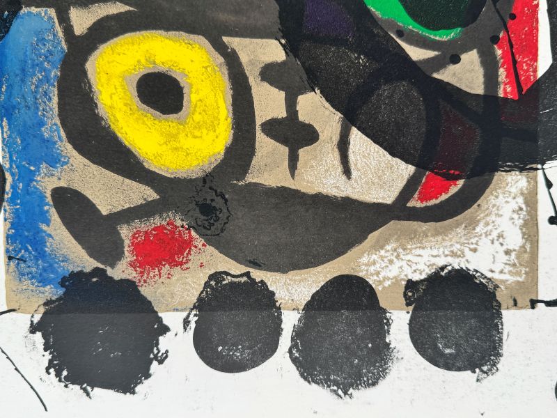 Derri&egrave;re le Miroir (Lithograph) - Joan  MIRO