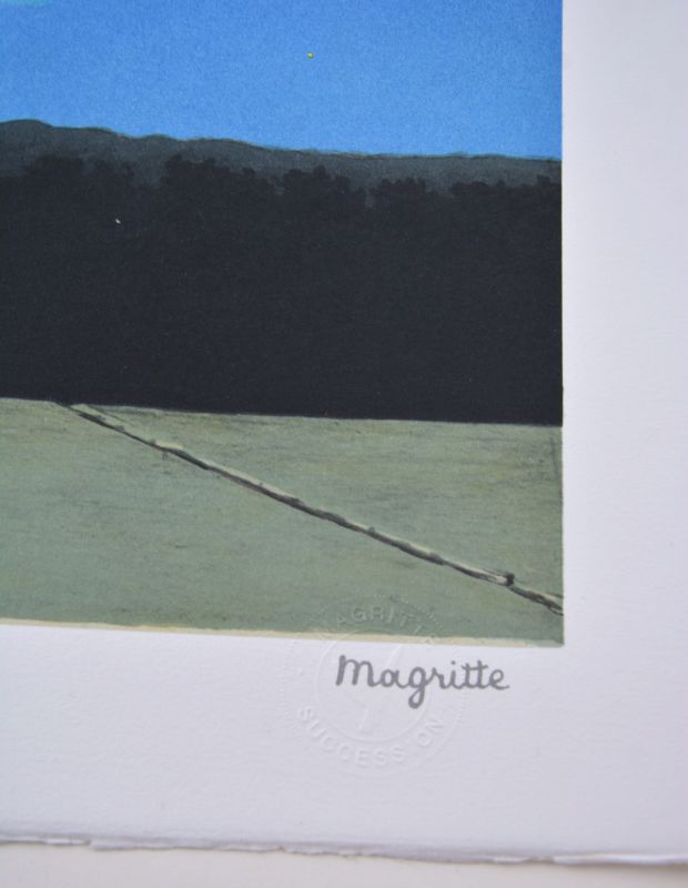 Die R&uuml;ckkehr (Farblithographie) - René MAGRITTE