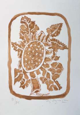 El Girasol (Litografía) - Georges BRAQUE