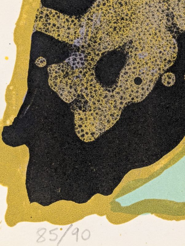 Vulcanologie - planche 7 (Lithograph) - Pierre ALECHINSKY