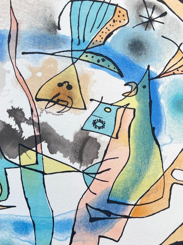 he Birth of the Day (Lithograph) - Joan  MIRO