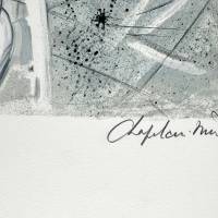 Roger Chapelain-Midy (1904-1992) // Nu aux singes (Lithograph) — Artistes Divers — Signature detail
