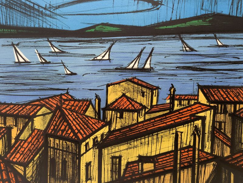 La baie de Saint-Tropez (Lithograph) - Bernard BUFFET
