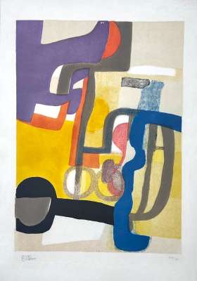 Celebration Day (Lithograph) - Maurice ESTEVE