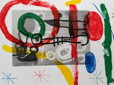 Derri&egrave;re le Miroir (Lithograph) - Joan  MIRO