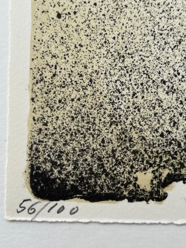 Homage to Hans Arp (Lithograph) - Giuseppe  SANTOMASO