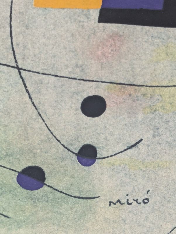 Danseuses acrobates (Constellations) (Pochoir) - Joan  MIRO