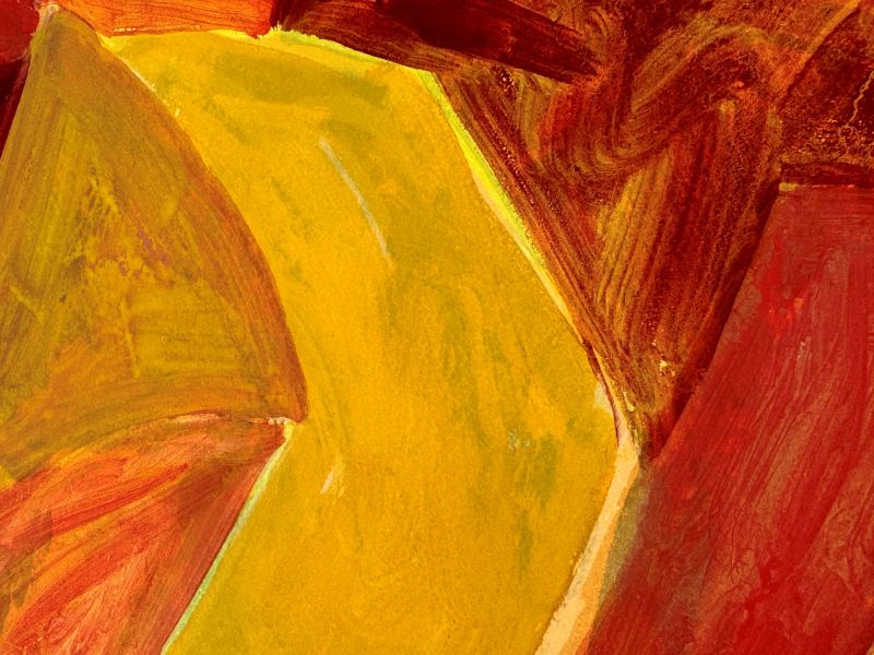 Composition orange L51 (Technique mixte (moderne)) — Serge POLIAKOFF