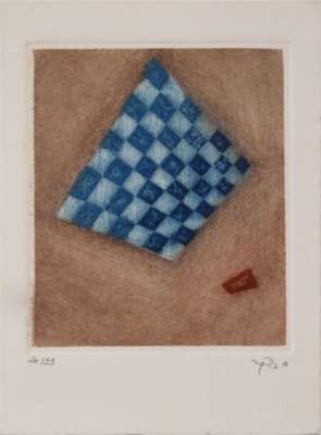 Damier Bleu (Grabado) - Arthur Luiz  PIZA