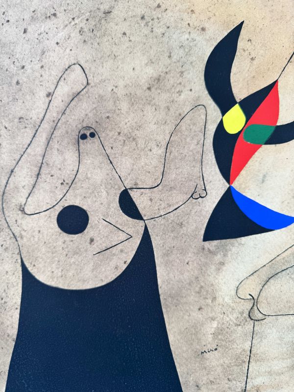 Frauen am Strand (Konstellationen) (Schablone) - Joan  MIRO