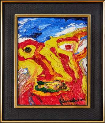 King Lear I (Huile sur toile (moderne)) - Bengt LINDSTROM