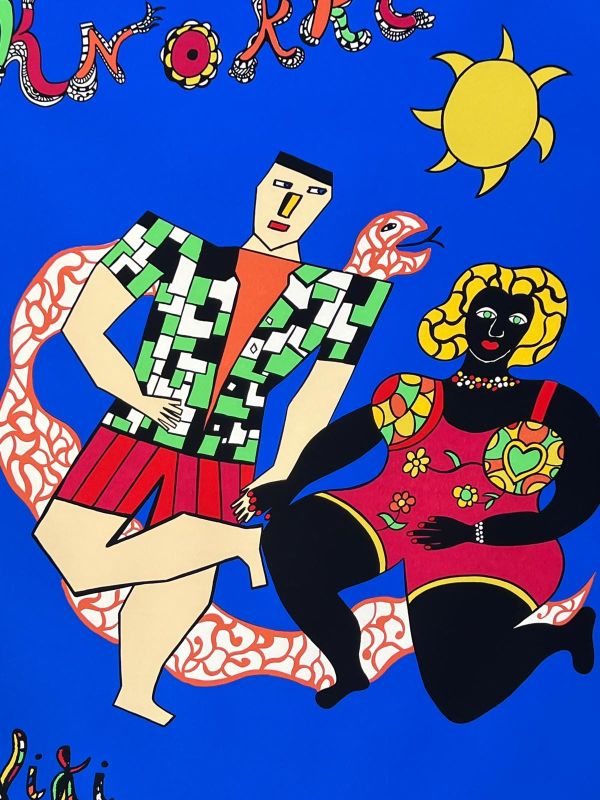 Les fiancés de Knokke (Sérigraphie) - Niki DE SAINT PHALLE