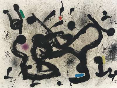 Homenatge a Joan Prats (Lithographie) - Joan  MIRO