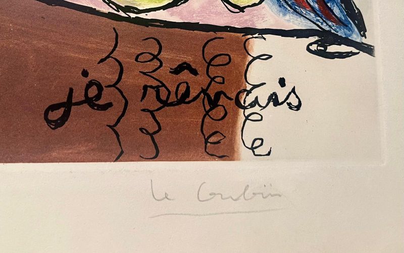 Unité, Planche 3 (Etching and aquatint) -  LE CORBUSIER