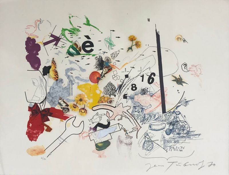 Essellier (Mischtechnik (Modern)) - Jean TINGUELY