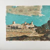 Roland Oudot (1897-1981) // Village provençal (Lithographie) — Artistes Divers