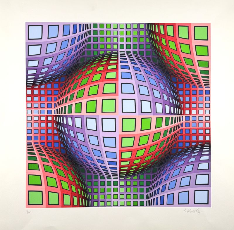Lava (Siebdruck) - Victor  VASARELY