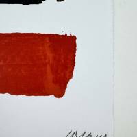 Lithograph No. 40 (Lithograph) — Pierre SOULAGES — Signature detail