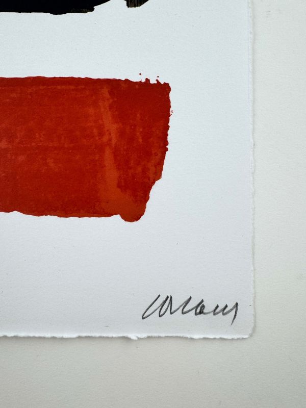 Lithograph No. 40 (Lithograph) — Pierre SOULAGES — Signature detail