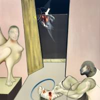 Ödipus und die Sphinx (Farblithographie) — Francis BACON — Detailansicht
